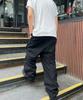 Gicheol Asym Vintage Cargo Pants (Washed Black)