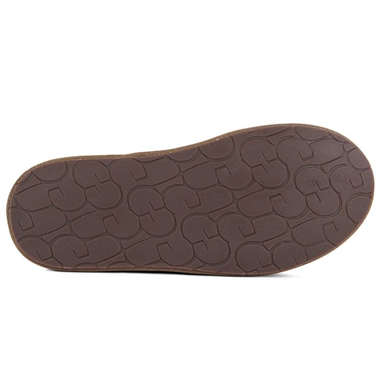 UGG Kallen Wildleder Warm Langlebig Rutschfest Kurze Schneestiefel mit Pompon-Schleife Damenstiefel Kastanie 1017541-CHE