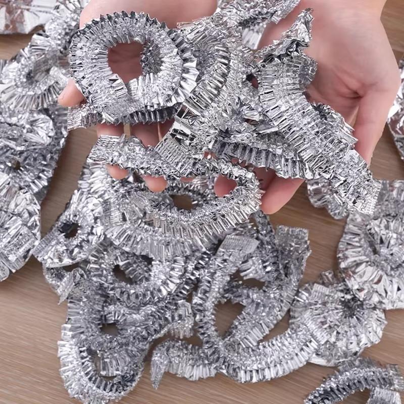 50Pcs Aluminum Foil Film Food Cover Elastic Disposable Food Grade Covers Fresh-Keep Lid Fruit Vegetable Storage Saran Wrap