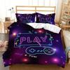 Game Bedding Set for Children and Boys, Handle controller Duvet Cover Sets, Twin, Full, Queen, King Bedroom Set gaming for teen