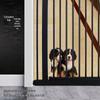 Child & Pet Door Guard: No-Punch Dog & Stairwell Fence Pole for Safe Isolation
