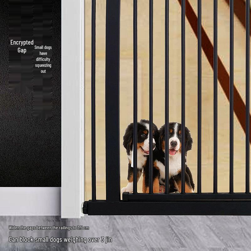 Child & Pet Door Guard: No-Punch Dog & Stairwell Fence Pole for Safe Isolation