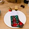 Decoration Chic Christmas Snowflake Checkered Fabric Stockings For Modern Home