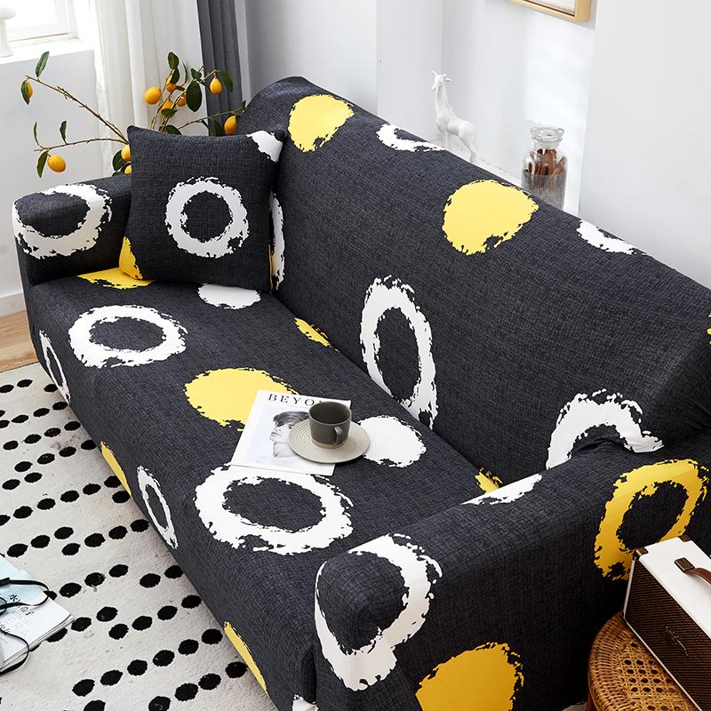 Stretch Couch Cover All-Inclusive Sofa Slipcovers For Kids Pets Washable Universal Furniture Protector With Elastic Bottom