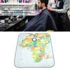 Waterproof Salon Large Hair Cutting Cape Adjustable Professional Map Print Stylist Hairdresser Apron for Adults