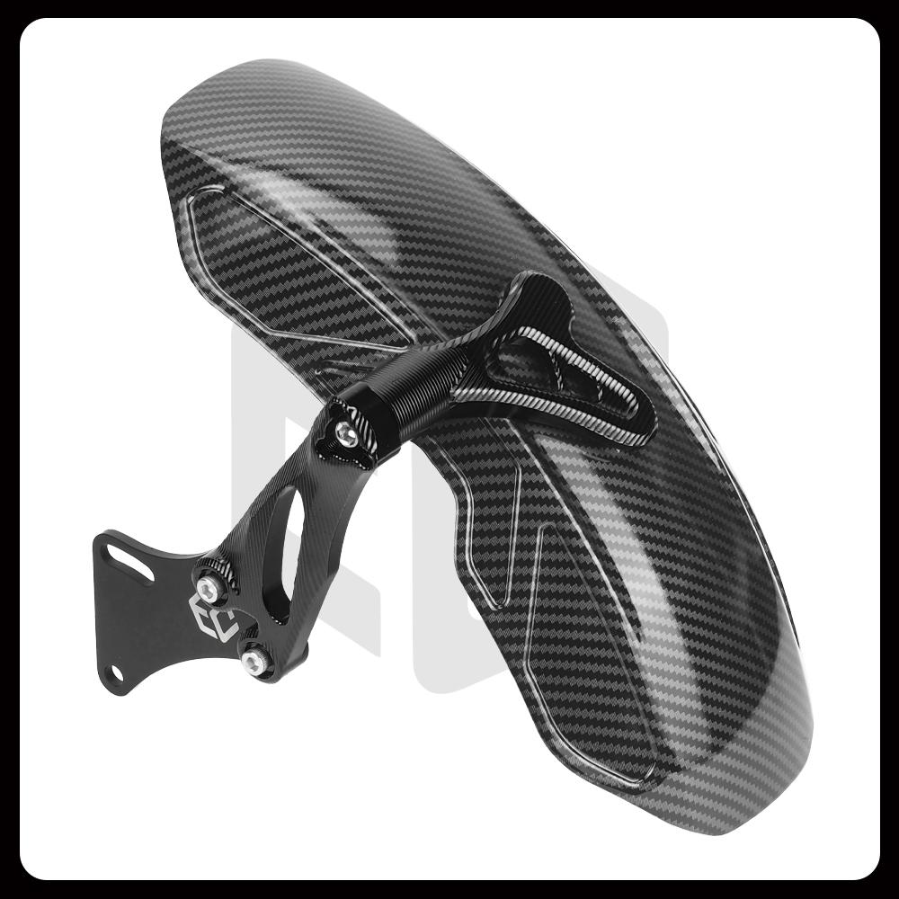 Motorcycle Rear Fender For SYM Husky ADV 125 150 200 /ADX 125 /ADXTG 150 /NAGA 155 Extended Mudguard with Aluminum Alloy Bracket