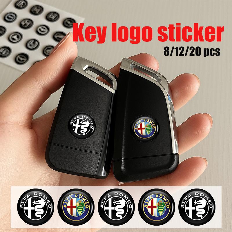 AAACO1 Car Styling Lock Keyhole Stickers Key Protection Decals Decoration Accessories For Alfa Romeo Giulietta GT 159 147 156 Mito