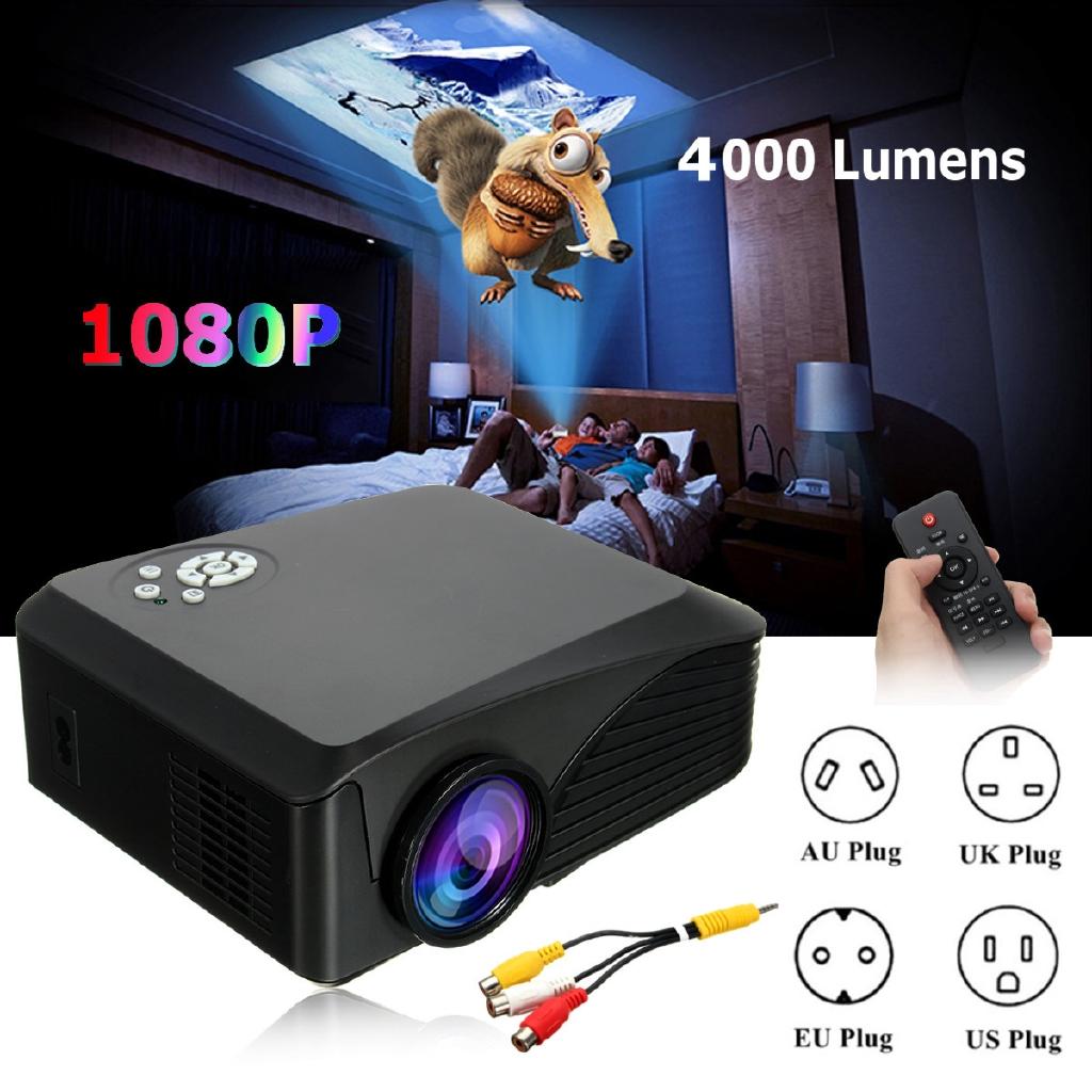 

BP-M400 1080P HD 7000 Lumens 3D LED Projector Multimedia Cinema Theater USB AV TV