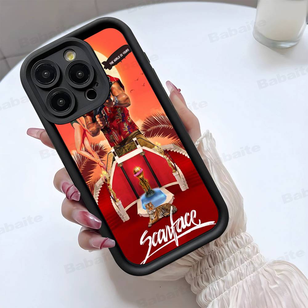 Vintage Classic S-scarface Phone Case For iPhone 17 16 E 15 14 13 12 11 Pro Max Plus Back Cover