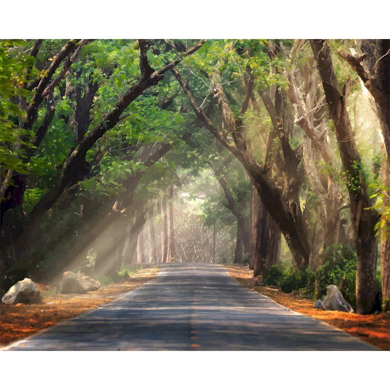 5D DIY Diament Malarstwo Wiosna Krajobraz Diament Haft Cross Stitch Kit Pełna Rhinestone Mozaika Wystrój Domu