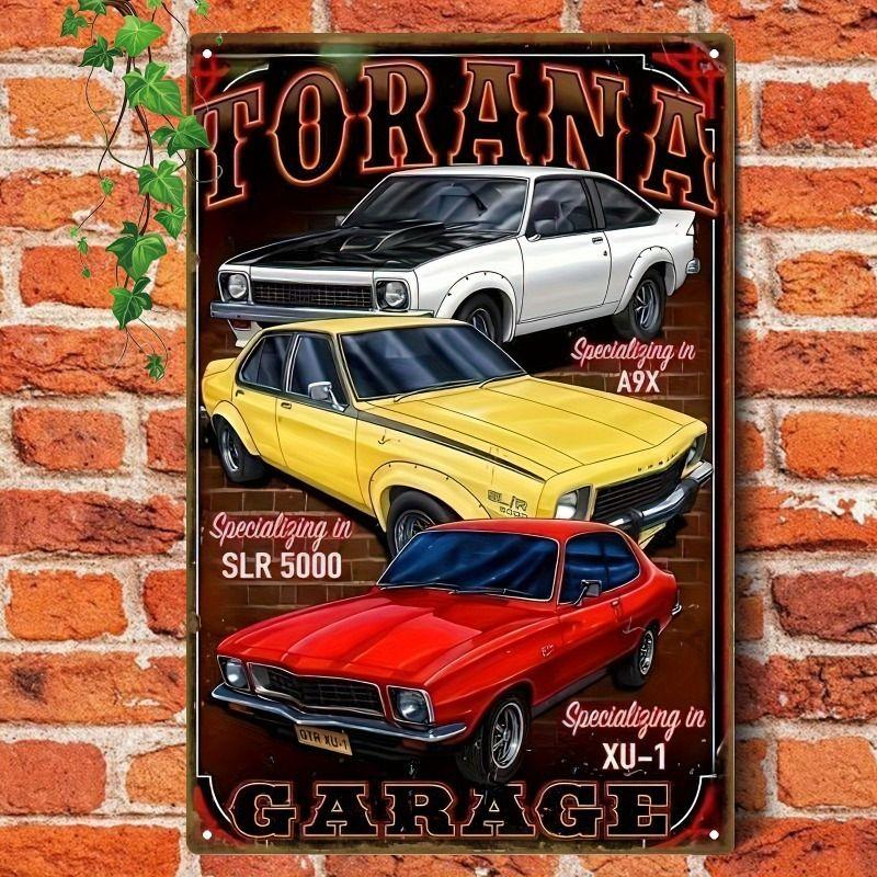 Dekorativ metallmålning för bilgarage