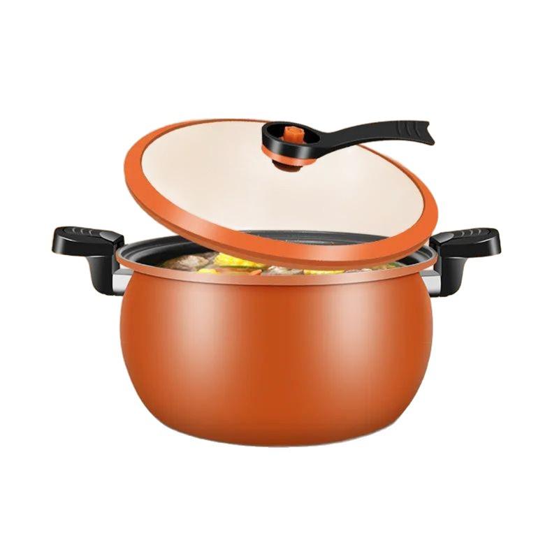 Chubby Multi-functional Non-stick Pressure Cooker for Gas & Induction Cooktops