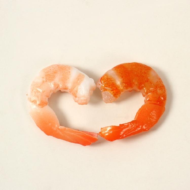 Imitation Shrimp Key Chain Creative Food Keyring Funny Scene Bag Hangings Decor