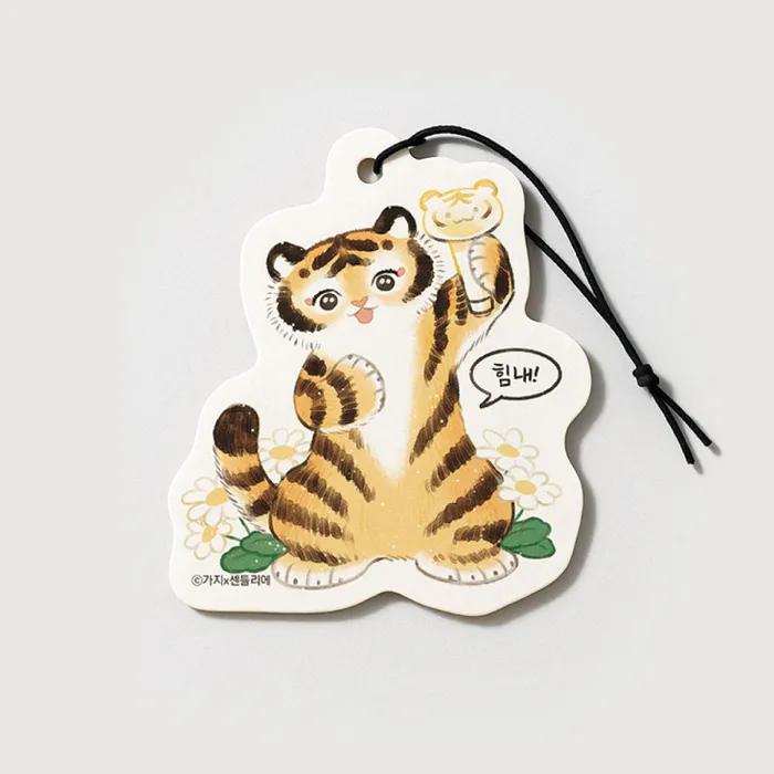 SCENTLIER × GAJEE „Hoaeng-i“ Duftanhänger 3er-Set – Glücksbringende koreanische Tiger-Duftanhänger