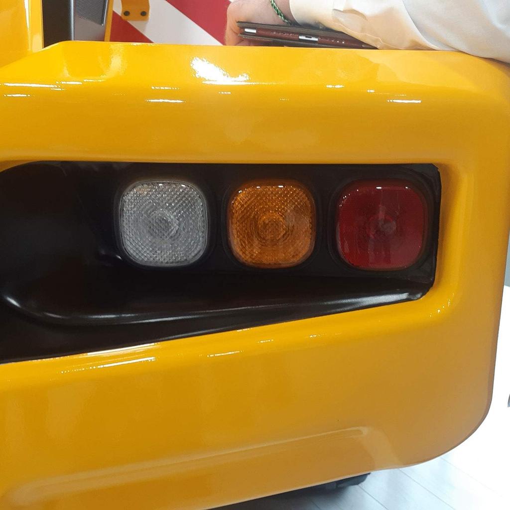 APSMOTIV Rear Lamp Cluster Light Lens for Industrial, Agricultural, Tipper, Earthmovers, JCB 70050044 70050129 (Amber)