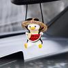Car Pendant Swing Duck Car Interior Rearview Mirror Pendant Car Pendant Duck Car Pendant