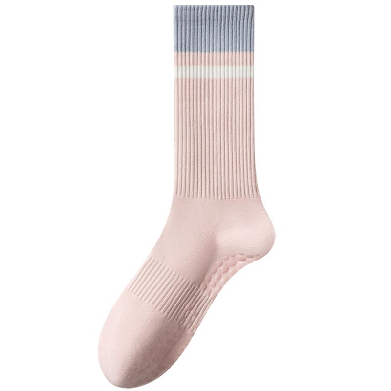 Female Cotton Professional Yoga Pilates In Spring and Summer Indoor Fitness Silicone Non Slip Socks