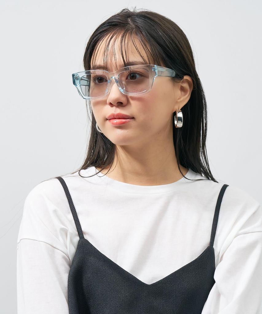 [Zoff] SUNCUTGlassesUV100%CUT Wellington-style Sunglasses  Colored Lenses, Thick Frame, Stylish, UV Protection, Men's, Women's, Unisex [ZA251G0960A1