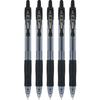 Pilot G2 Premium Gel Ink Rollerball Knock-Style Pen, 5-Pack