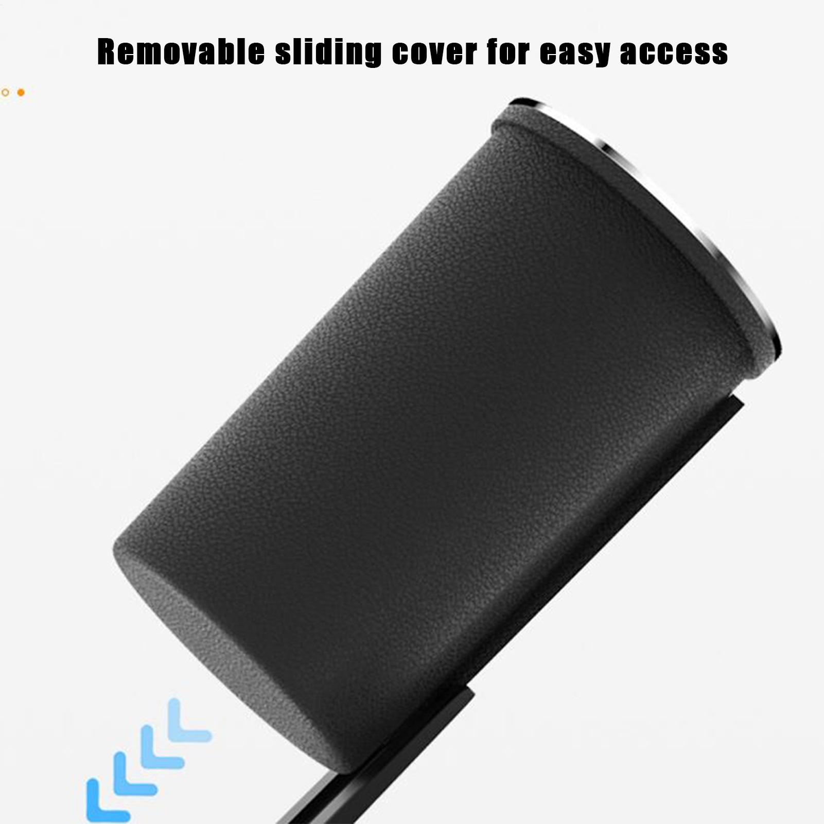 Trash Bin For Car Multipurpose Car Storage Holder For Umbrella Portable Automotive Dustbin For Truck Trailer Sedan Automotive CN