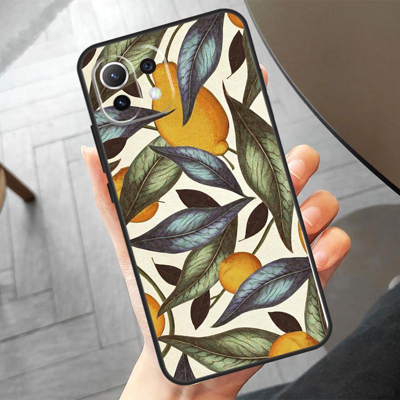 Summer Fruit Lemon Case For Xiaomi 15 Pro 13 14 Ultra 11T 12T 13T 14T Pro POCO F7 X7 Pro X3 X5 X6 F5 F6 Cover