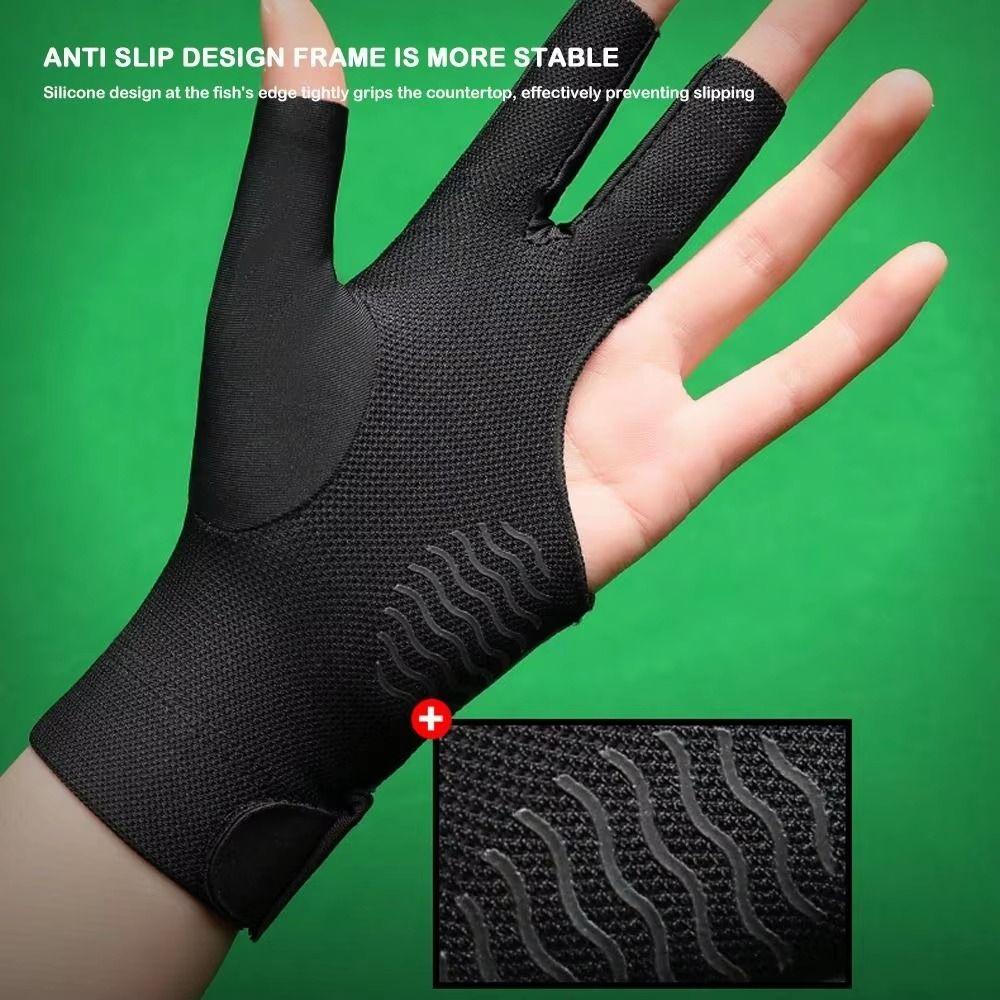Quick Drying Billiards Gloves Breathable Snooker Cue Glove Billiard Accessories