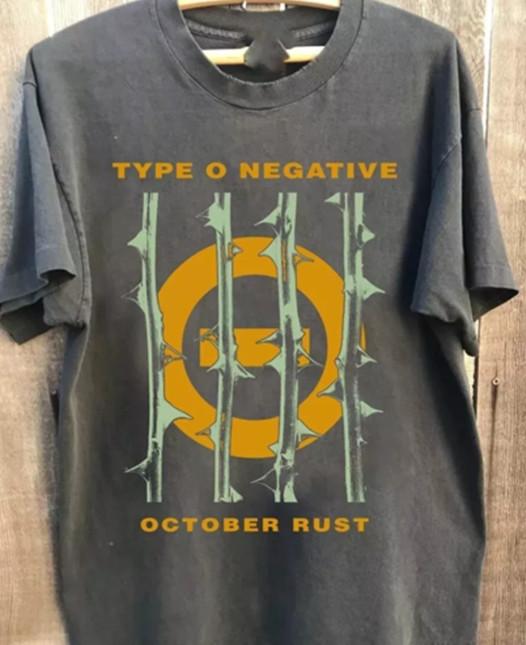 

Type O Negative Band T shirt 1996 Album Charcoal Size S-5XL Unisex T-Shirt S