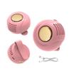 Portable Silent Mini Bladeless Electric Fan 3-Level Adjustable Wind Clip-On Fan for Shirt Waist Bag Hands-Free Cooling Device for Outdoor
