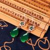 SACE GEMS Classic Retro Water Drop Copper Alloy Zircon Earrings for Women Wedding Party Gifts