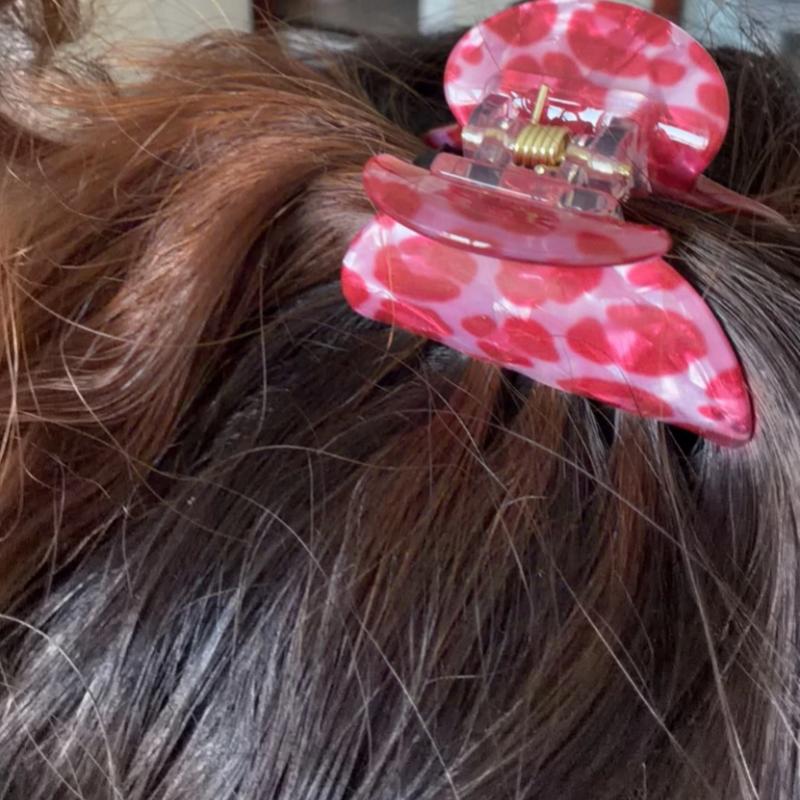 Leopard Print Hair Claws Clip High Sense Design Luxury Hair Accessories for Women Korean Autumn and winter hair accessories