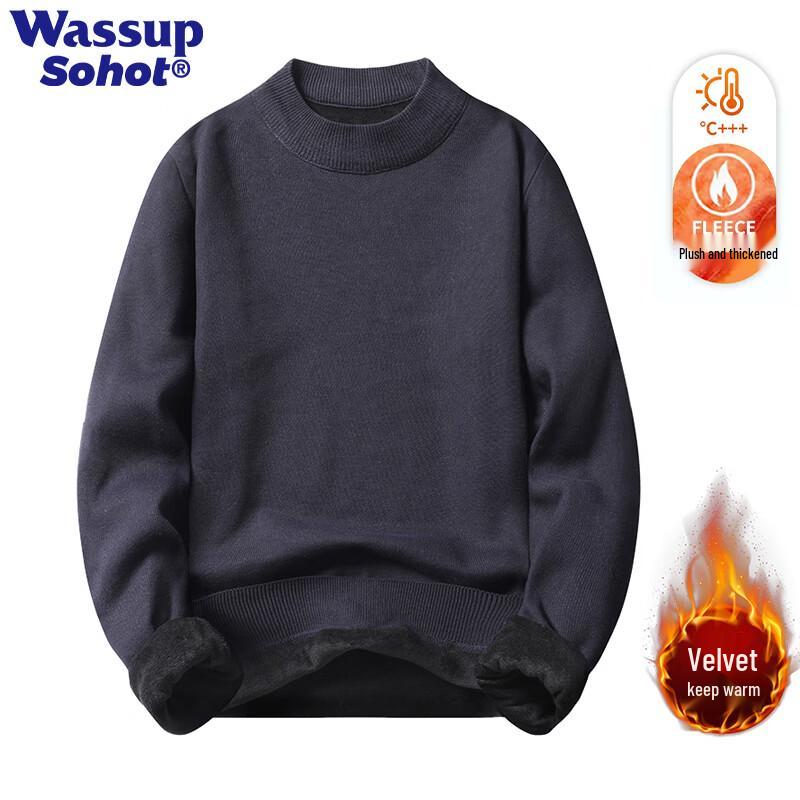 Wassup Sohot Japanese-Style Oversized Mock Neck Sweater