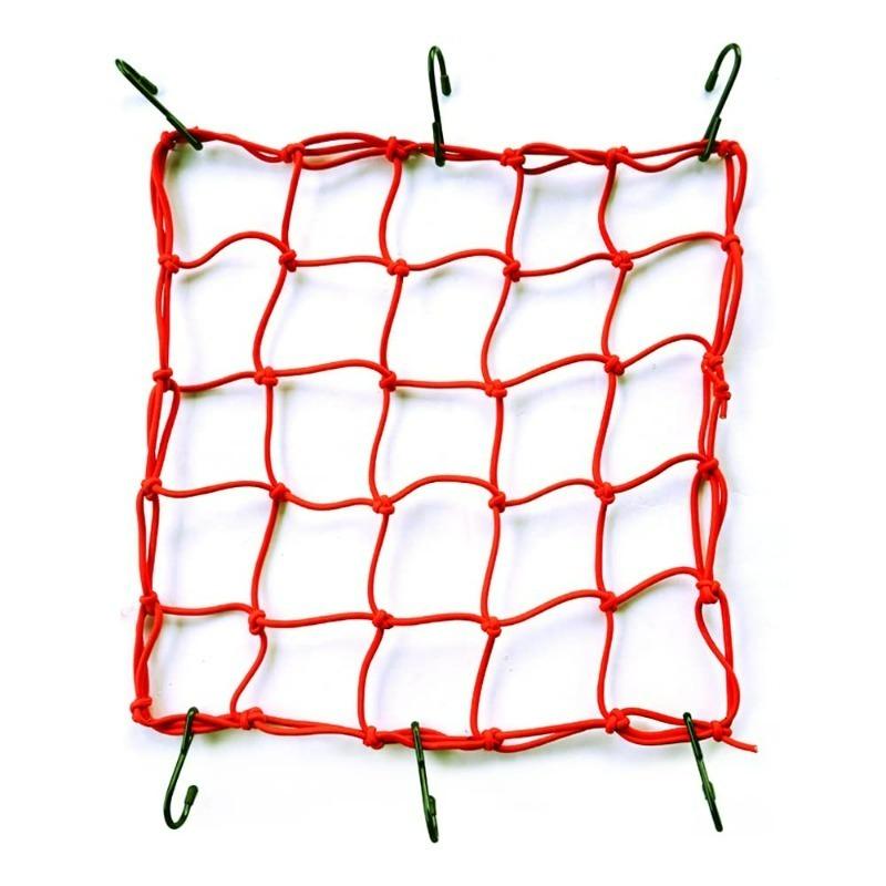 Elastic Motorcycle Luggage Net - Helmet/Tank/Pocket Fixing, 30cm/40cm Sizes, Bike Cargo Rope Strap