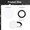 Uxcell Ceiling Speaker Grille Cover White Round Metal Magnetic Dust Cover for Sound Systems In-Mount & Base, 4-inch