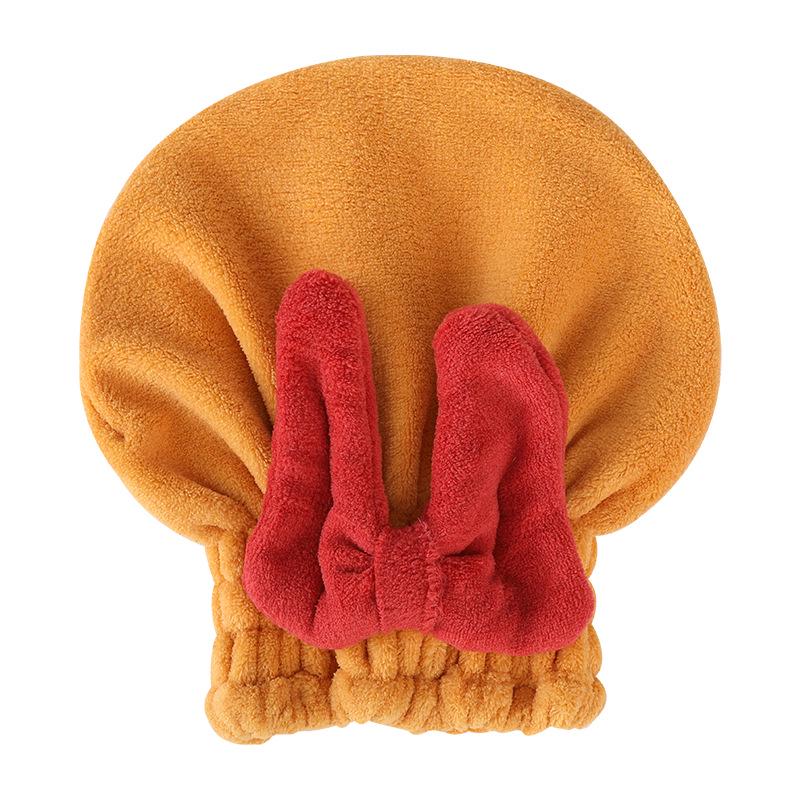 Superabsorbierende Korallenfleece Schnelltrocknende Haarhaube - Niedliches und stilvolles Duschtuch für Damen