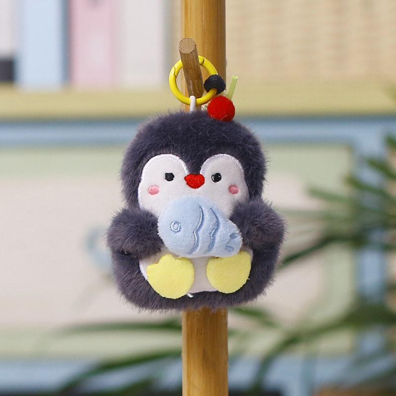 Cute Penguin Plush Keychain With Birthday Hat And Star Design For Kids And Teens Decor