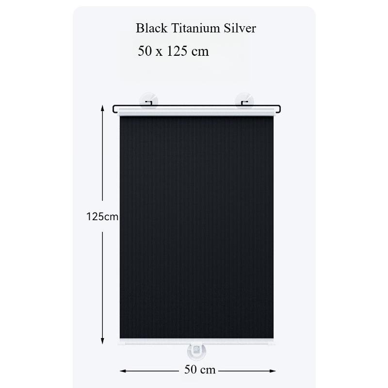 Car Windshield,Bedroom,Kitchen Telescopic Window Sunshade,Retractab Sunshade Roller Shutter, Heat-insulating Louver Curtain