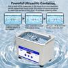 Ultrasonic Cleaner Ultrasound Jewelry Glasses Cleaning Machine 40kHZ High Frequency Ultrasonic Washing Bath for Glasses Jewelry