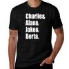 Two And A Half Men Cast Tshirt Plus Size Basic Short Sleeve Top