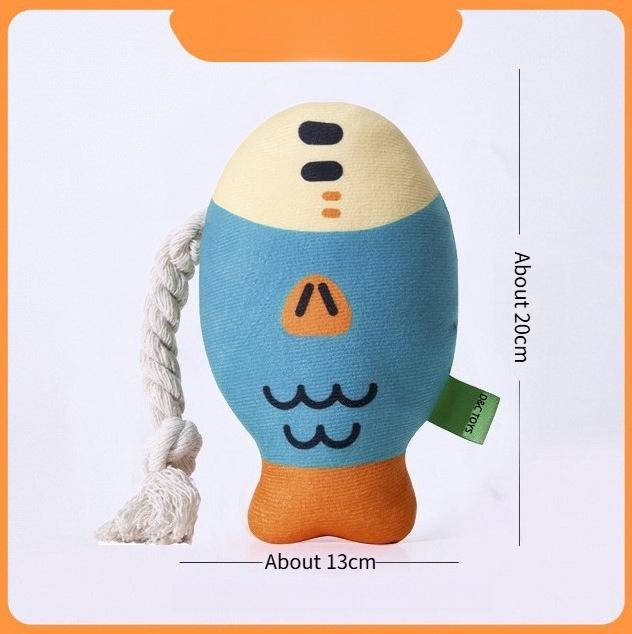 Animal Shaped Sound Toys Plush Bite Resistant Relieve Boredom Prevent Pets From Dismantling Household Dolls Cat and Dog Universal Pet Supplies