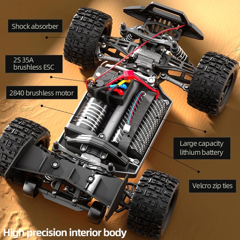 Non-Toxic Scy-18101 Electric Remote Control Car 1/18 Professional Off-Road Truck Model Rock Climbing Vehicle Toy For Kids Birthday Gift