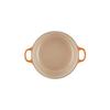 Le Creuset cast iron enamel pot double-handled Cocotte Ronde 20 cm orange gas IH oven dishwasher compatible