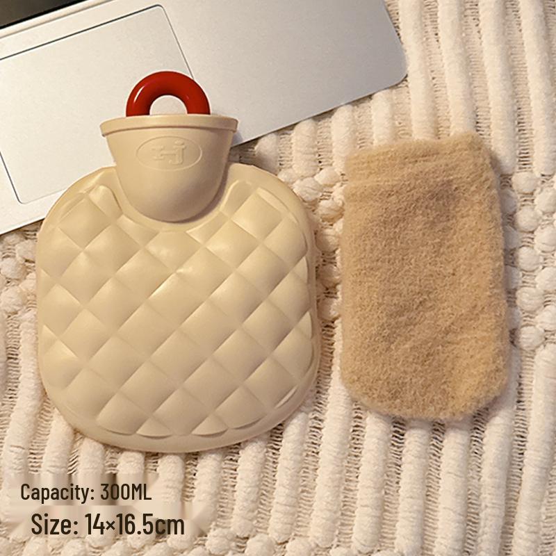 Plush Explosion-Proof Hot Water Bottle & Hand Warmer for Girls - Large & Small Sizes Available for Abdomen or Bed Use