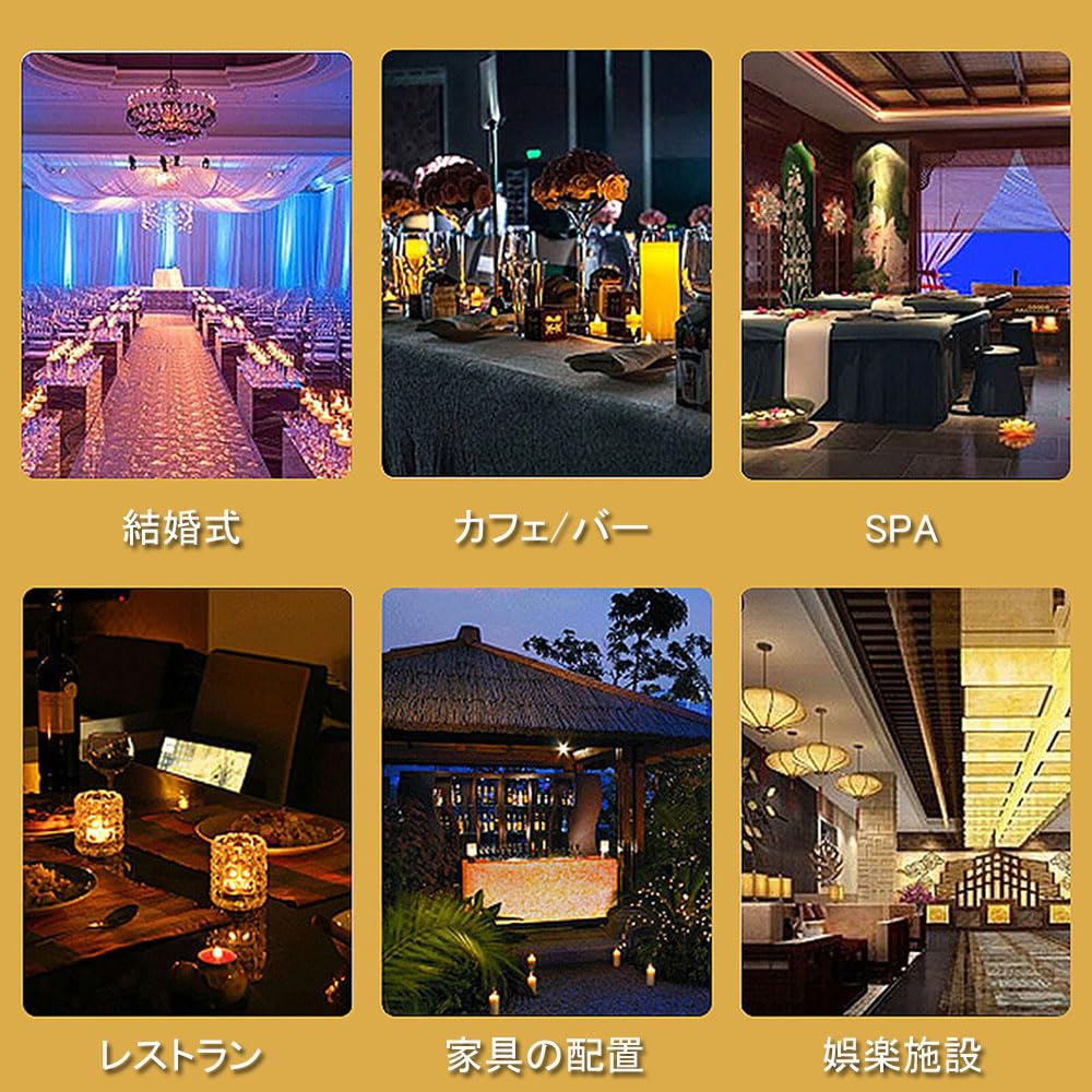 DFsucces LED Candle Lights, Set of 3, Warm Light, Flameless, Flickering, Energy-Saving, Safe, Long-Lasting, Convenient for Photography, Christmas,