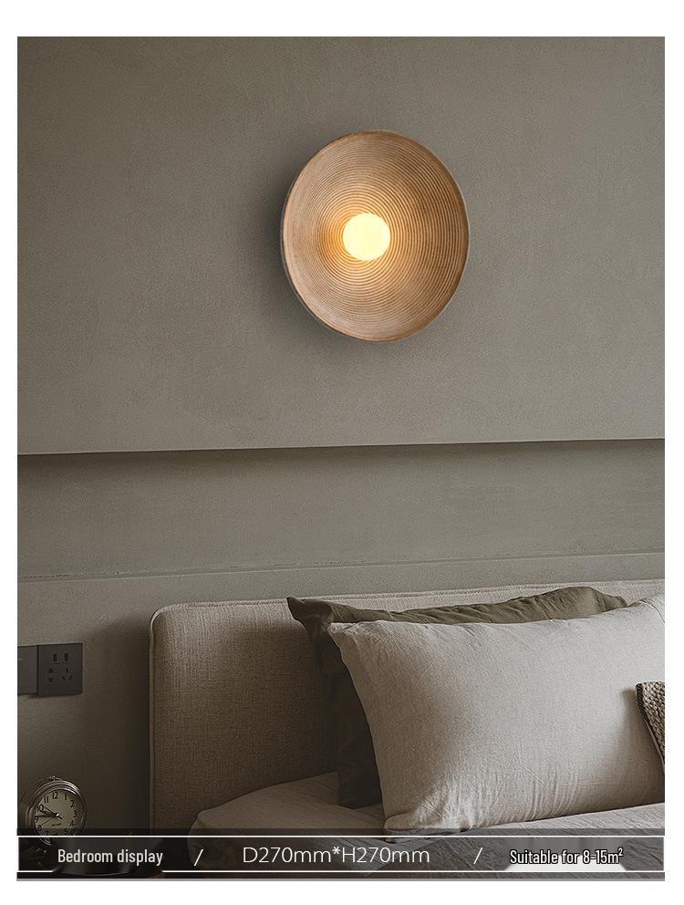 Wabi-Sabi Style Nordic Retro Wall Lamp for Living Room or Corridor