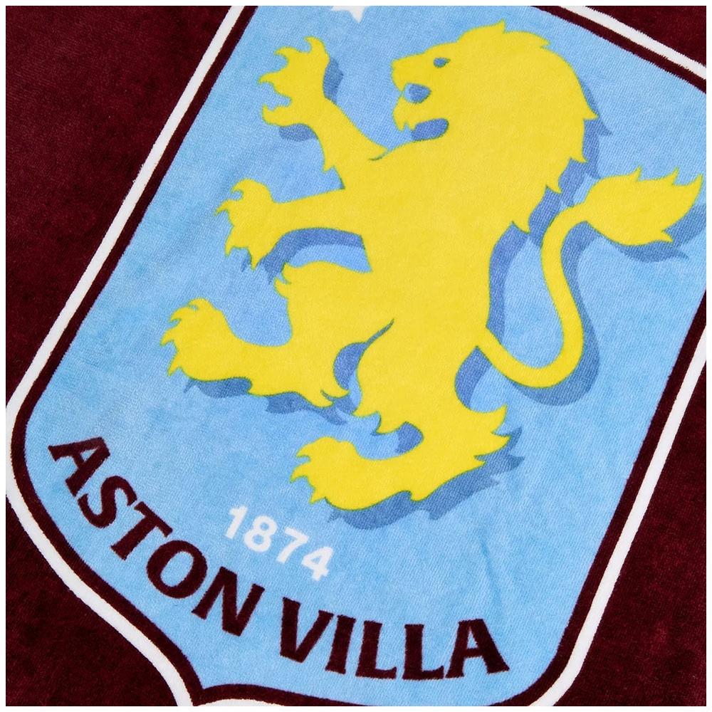 Aston Villa FC Crest Beach Towel