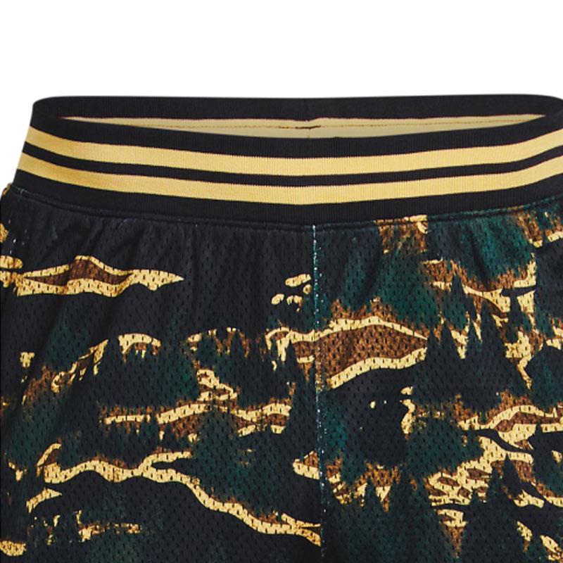 Under Armour Curry All Over Print Mesh Basketball Casual Shorts Men Shorts Black 1380329-001