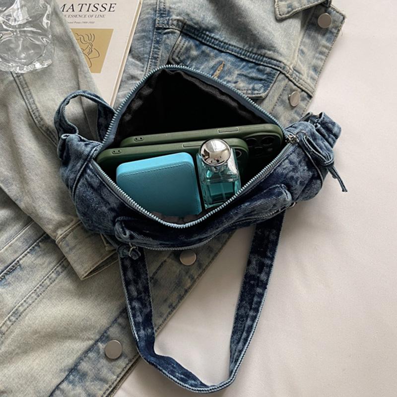 Große Kapazität Bauchtasche für Damen Leinwand Fanny Packs Weibliche Hüfttasche Damen Lässige Jeans Crossbody Brusttaschen Reise