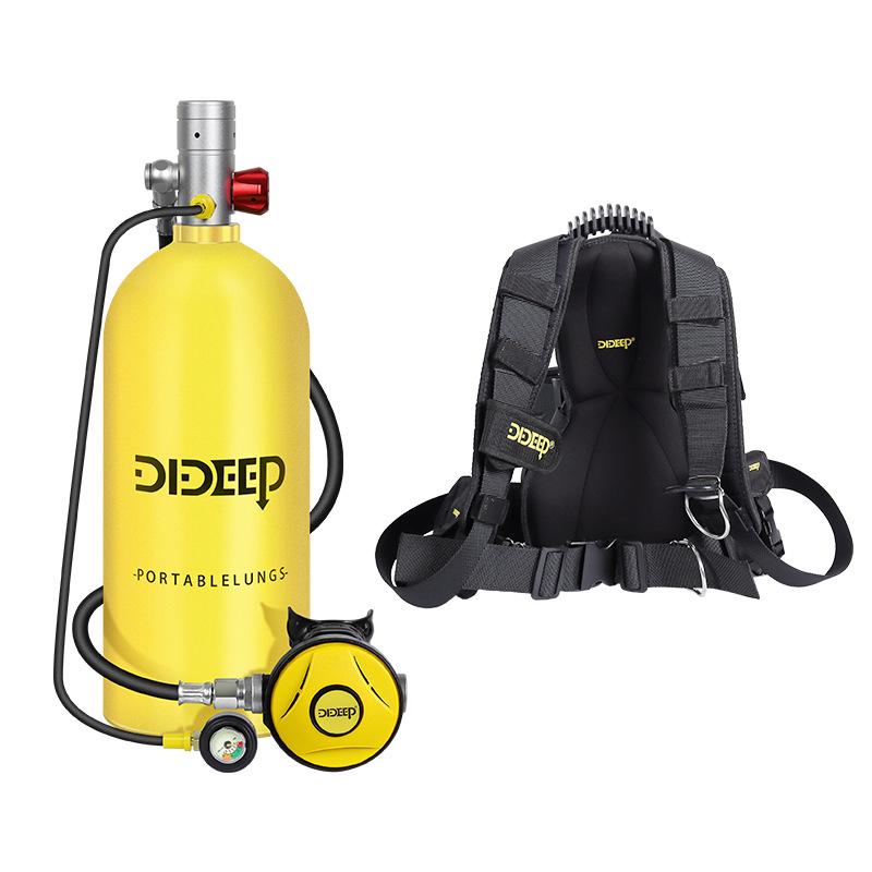 DIDEEP 3L X6000 Diving Snorkeling Regulator with Oxygen Cylinder