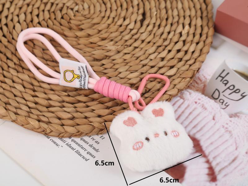 Мультяшный плюшевый котенок медвежонок брелок шарм кукла украшение