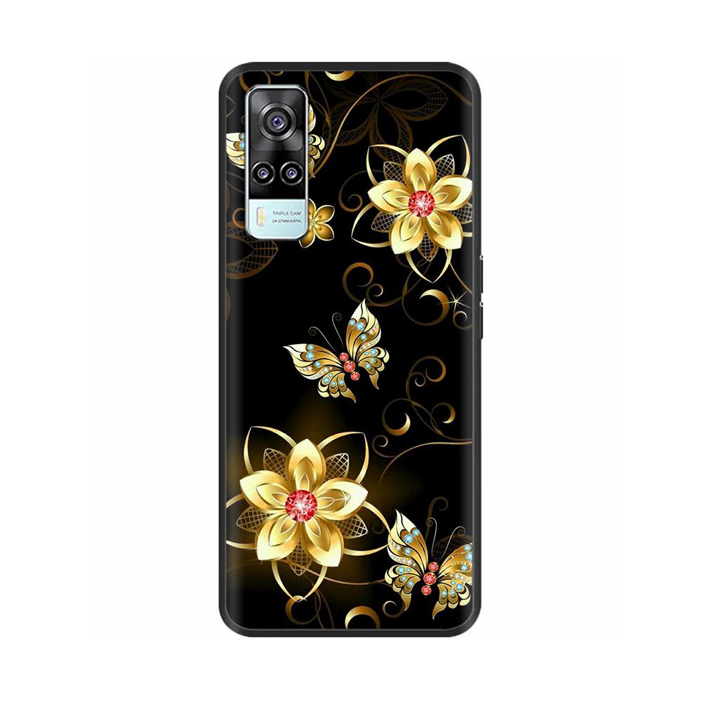 Für Vivo Y33 V2057 Hülle Silikon Weiches TPU Handy Rückabdeckung für Vivo Y33 4G Hülle für vivoY33 Y 33 2021 Coque Fundas Para Bumper